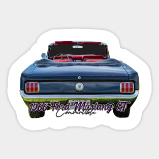 1966 Ford Mustang GT Convertible Sticker